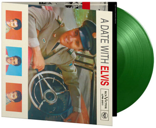 ELVIS PRESLEY- A DATE WITH ELVIS (GREEN LP)