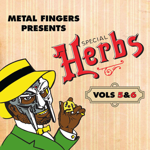 PREORDER: MF DOOM- METAL FINGERS PRESENTS SPECIAL HERBS VOL 5 & 6 (RED LP)