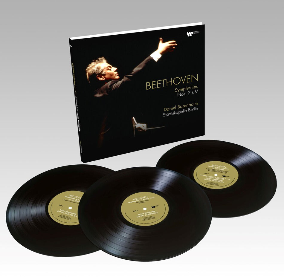 the album cover for Daniel Barenboim - Beethoven: Syms 7 & 9