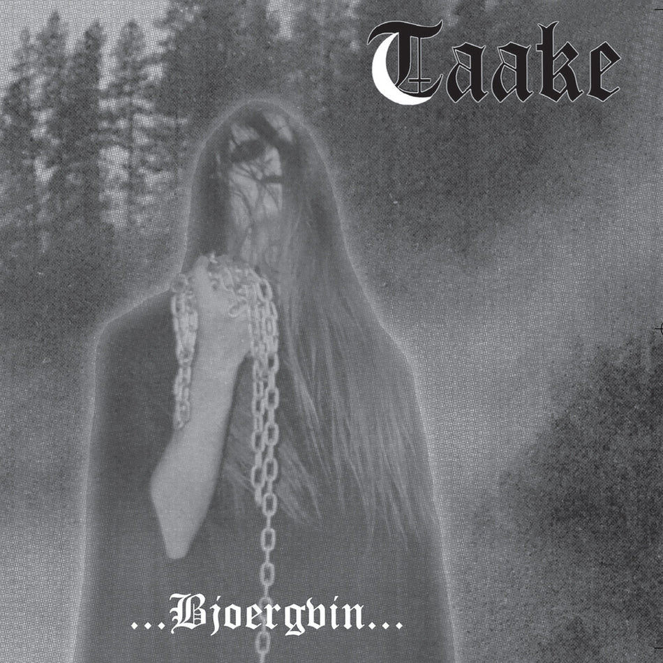 the album cover for Taake - Over Bjoergvin Graater Himmerik