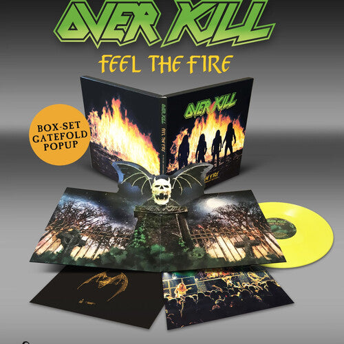 OVERKILL- FEEL THE FIRE (YELLOW LP)