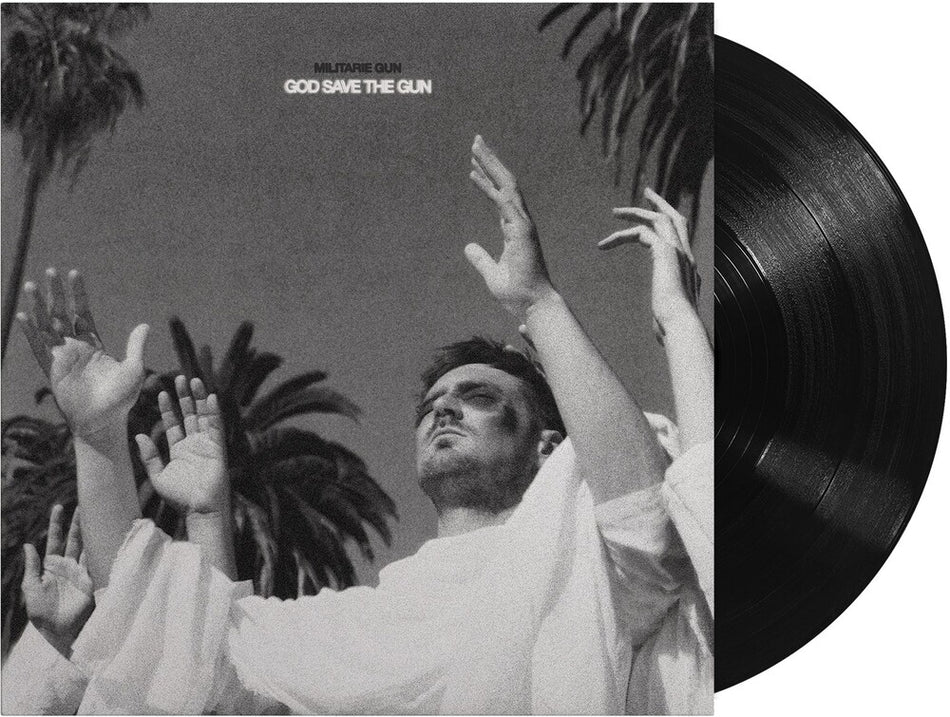 the album cover for Militarie Gun - God Save The Gun
