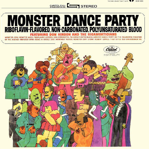 DON HINSON & THE RIGAMORTICIANS - MONSTER DANCE PARTY (SPLATTER LP)