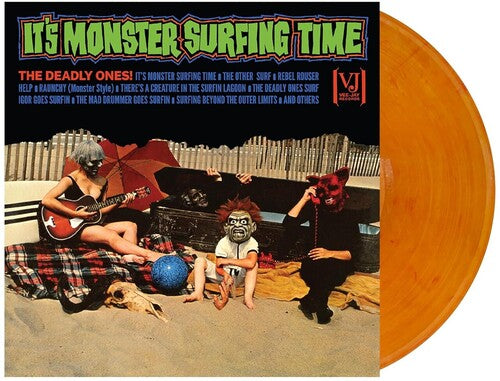 DEADLY ONES- IT'S A MONSTER SURFING TIME (ANALOG ORANGE LP)