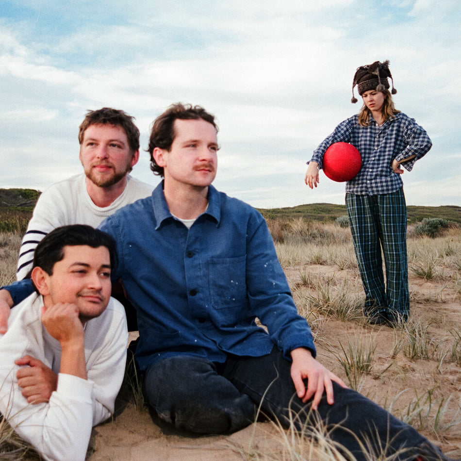 the album cover for The Belair Lip Bombs - Again