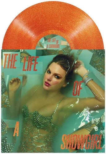 TAYLOR SWIFT - THE LIFE OF A SHOWGIRL:SWEAT AND VANILLA PORTOFINO (ORANGE GLITTER VINYL)