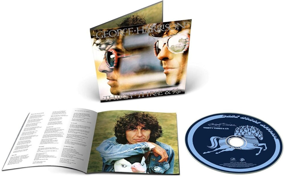 the album cover for George Harrison - Thirty Three & 1/3
