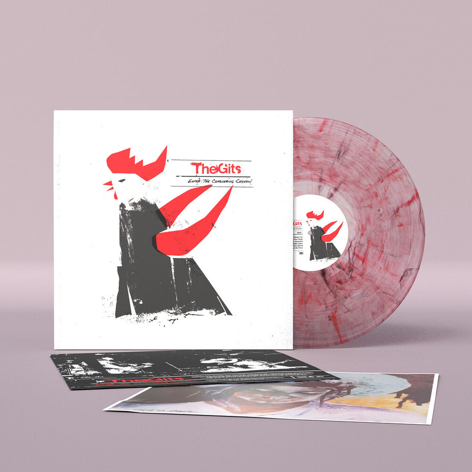 the album cover for Gits - Enter The Conquering Chicken [Colored Vinyl] (Remastered) (Reissue)