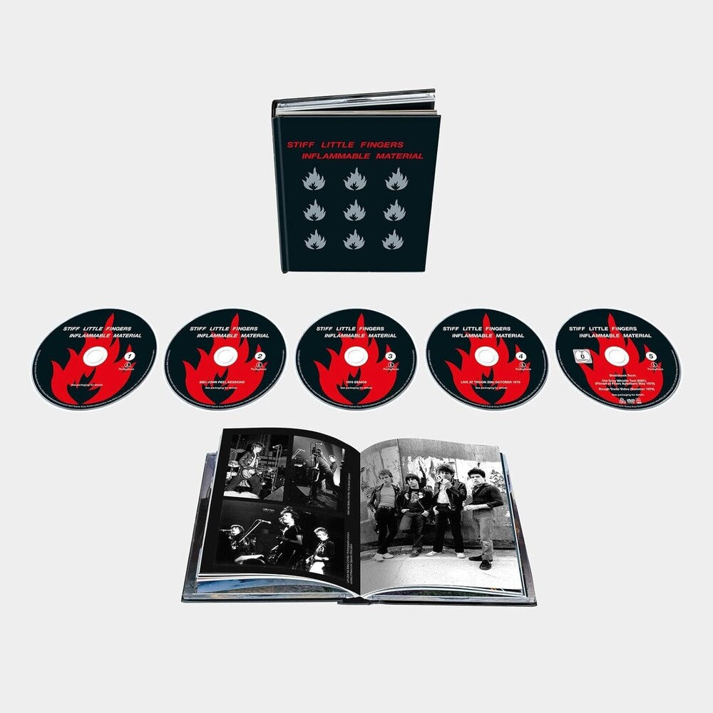 the album cover for Stiff Little Fingers - Inflammable Material (W/Dvd) [Remastered]