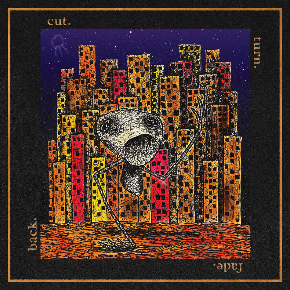 the album cover for Hail The Sun - cut. turn. fade. back.
