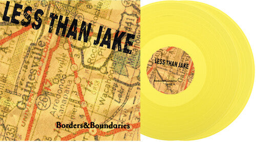 LESS THAN JAKE - BORDERS & BOUNDARIES (YELLOW VINYL)