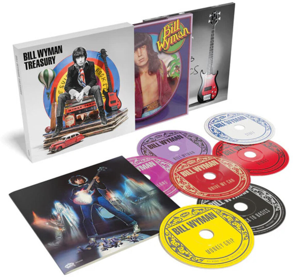 the album cover for Bill Wyman - Treasury (Box) [Deluxe] (Uk)