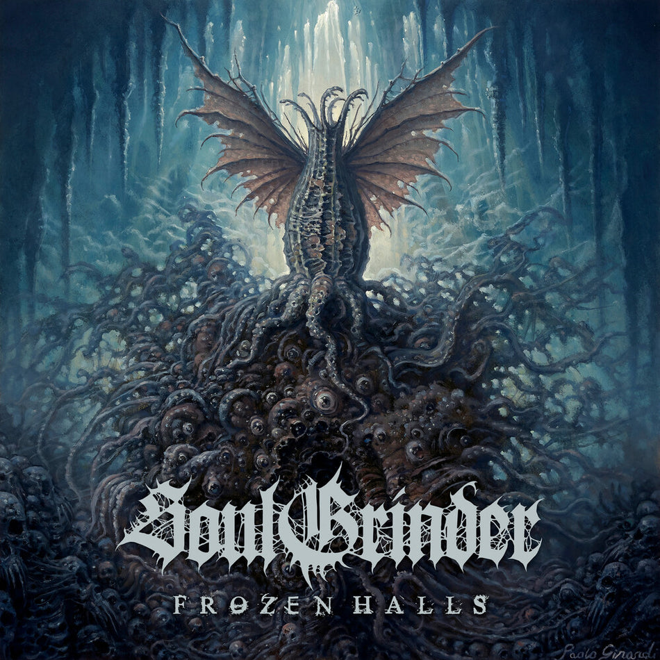 the album cover for Soul Grinder - Frozen Halls (Uk)