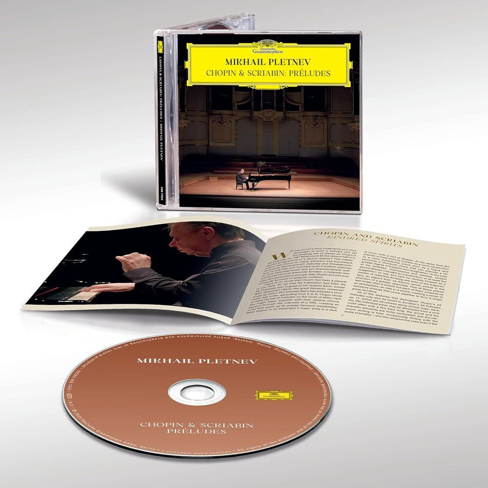 the album cover for Pletnev, Mikhail - Chopin & Scriabin: Preludes