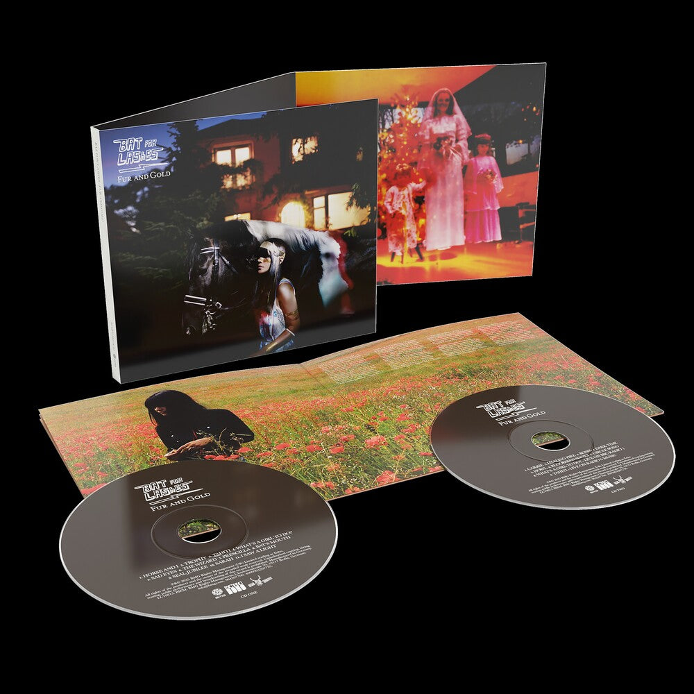 the album cover for Bat For Lashes - Fur and Gold (2025 Remaster) [Deluxe 2 CD]