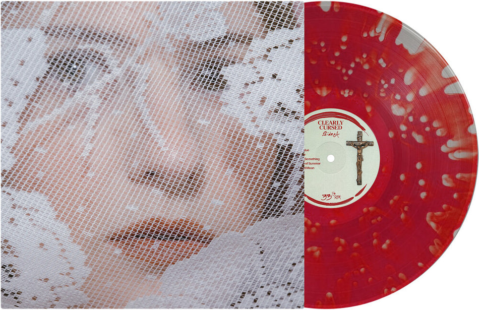 the album cover for Pony - Clearly Cursed [Clear Red White]