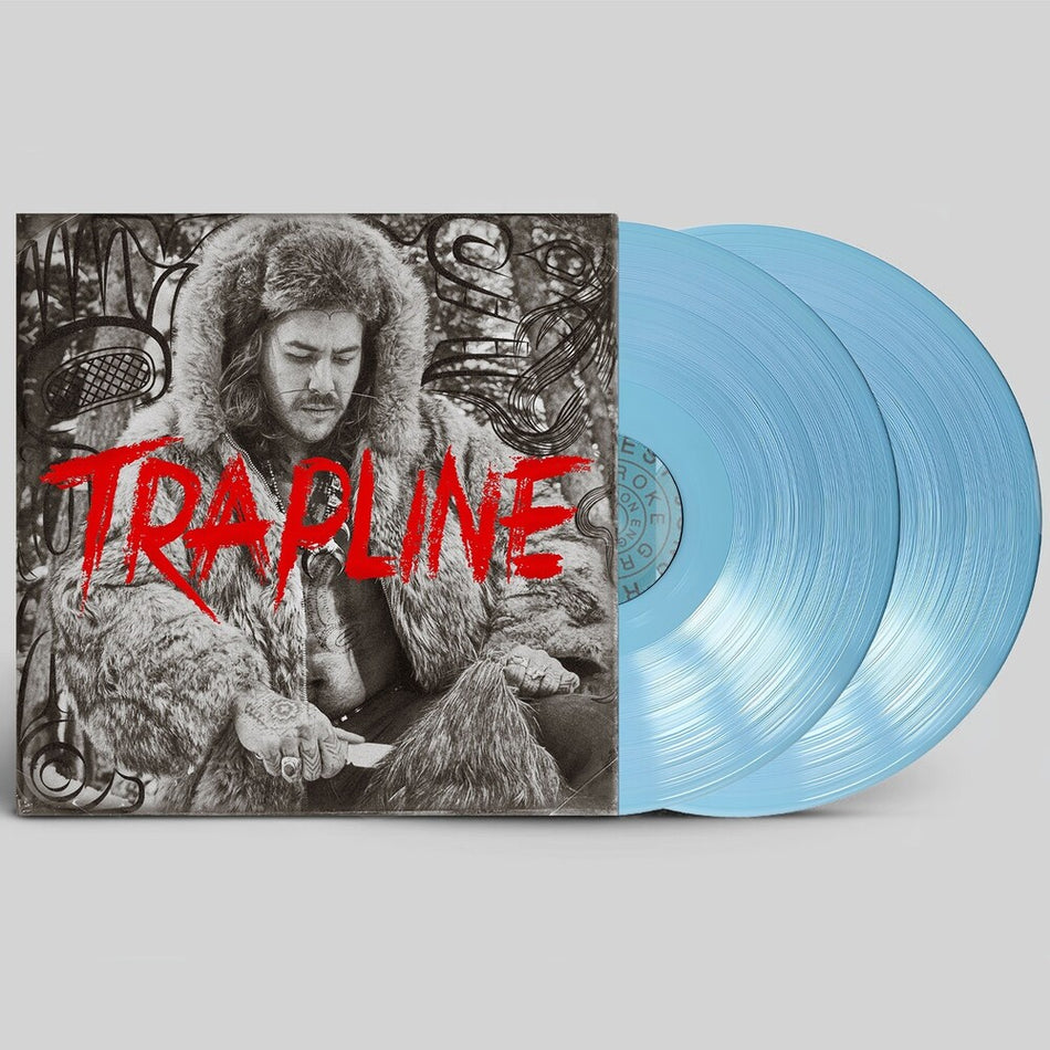 the album cover for Snotty Nose Rez Kids - Trapline [Blue]