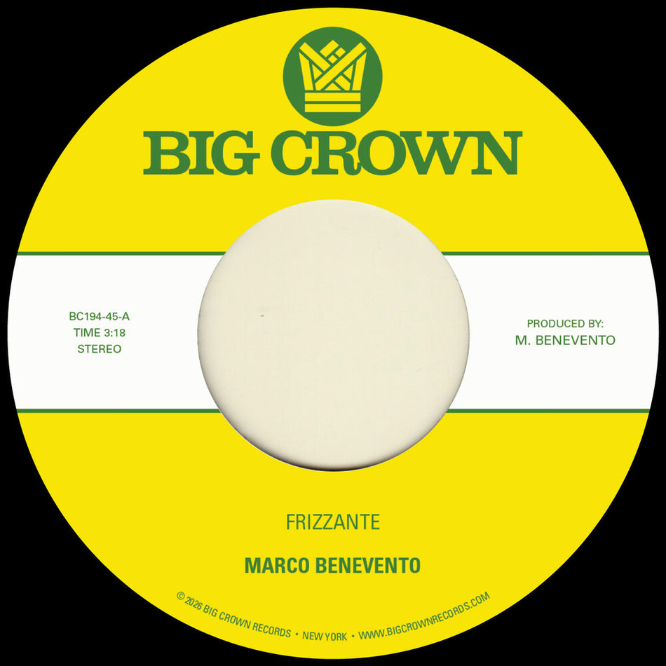 the album cover for Marco Benevento - Frizzante B/W Turandot
