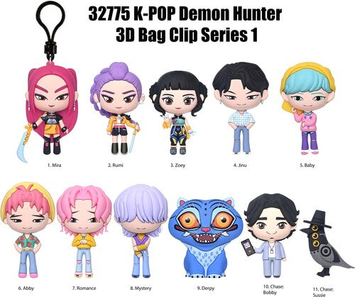 KPop Demon Hunters - Series 1 - 3D Foam Bag Clip Blind Bag