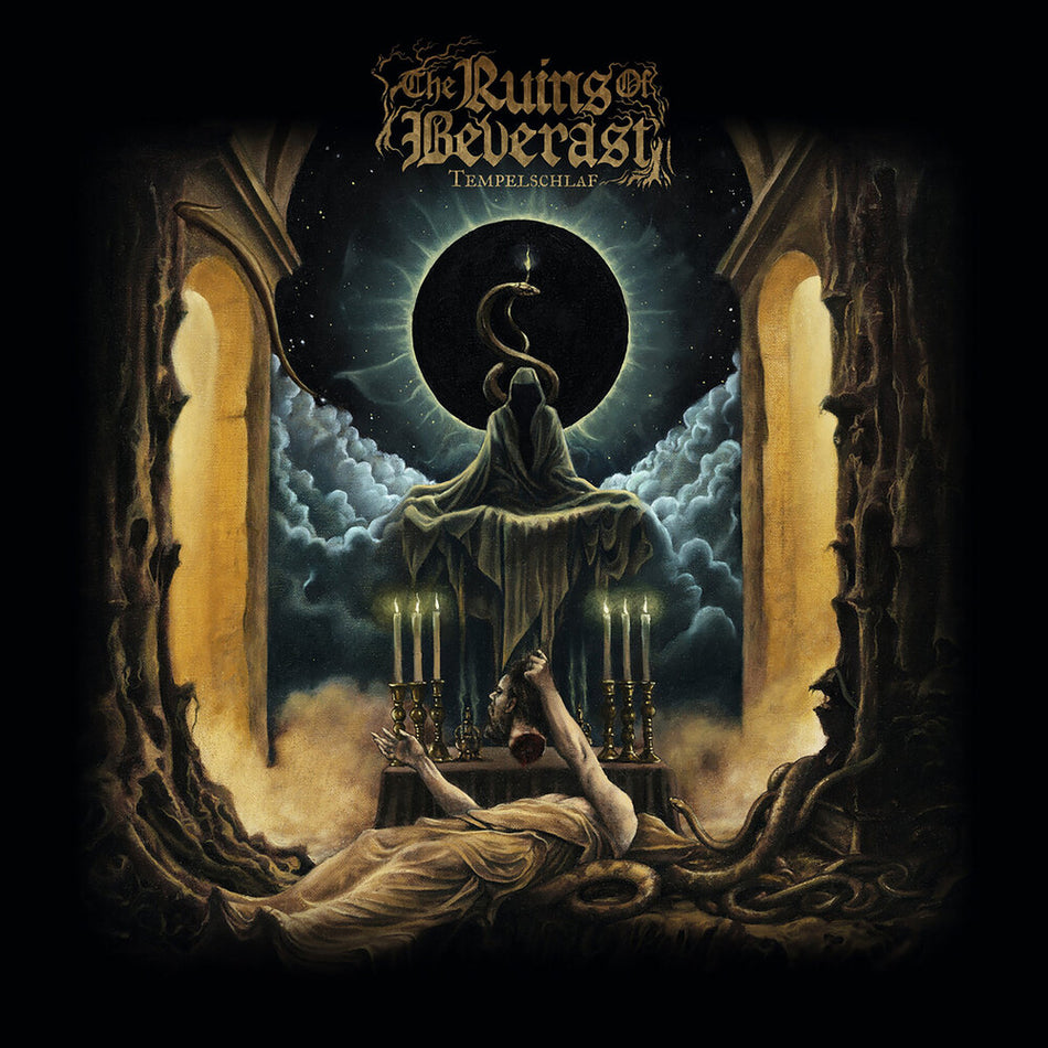 the album cover for Ruins Of Beverast - Tempelschlaf