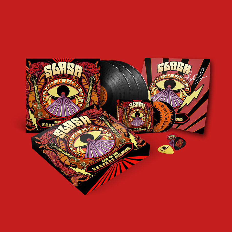 the album cover for Slash - Live At The Serpent Festival (Box) (Wcds) (Gtrp)