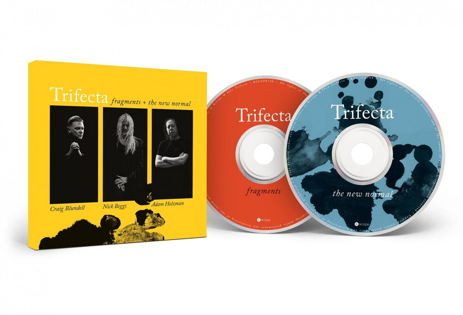 the album cover for Trifecta - Fragments + The New Normal (Uk)
