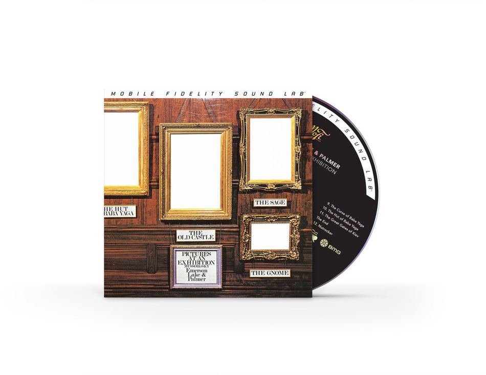the album cover for Emerson Lake & Palmer - Pictures At An Exhibition
