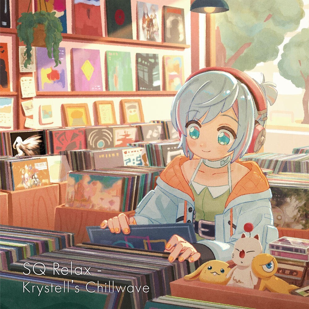 the album cover for Game Musc - Sq Relax - Krystelle's Chillwave - O.S.T. (Jpn)
