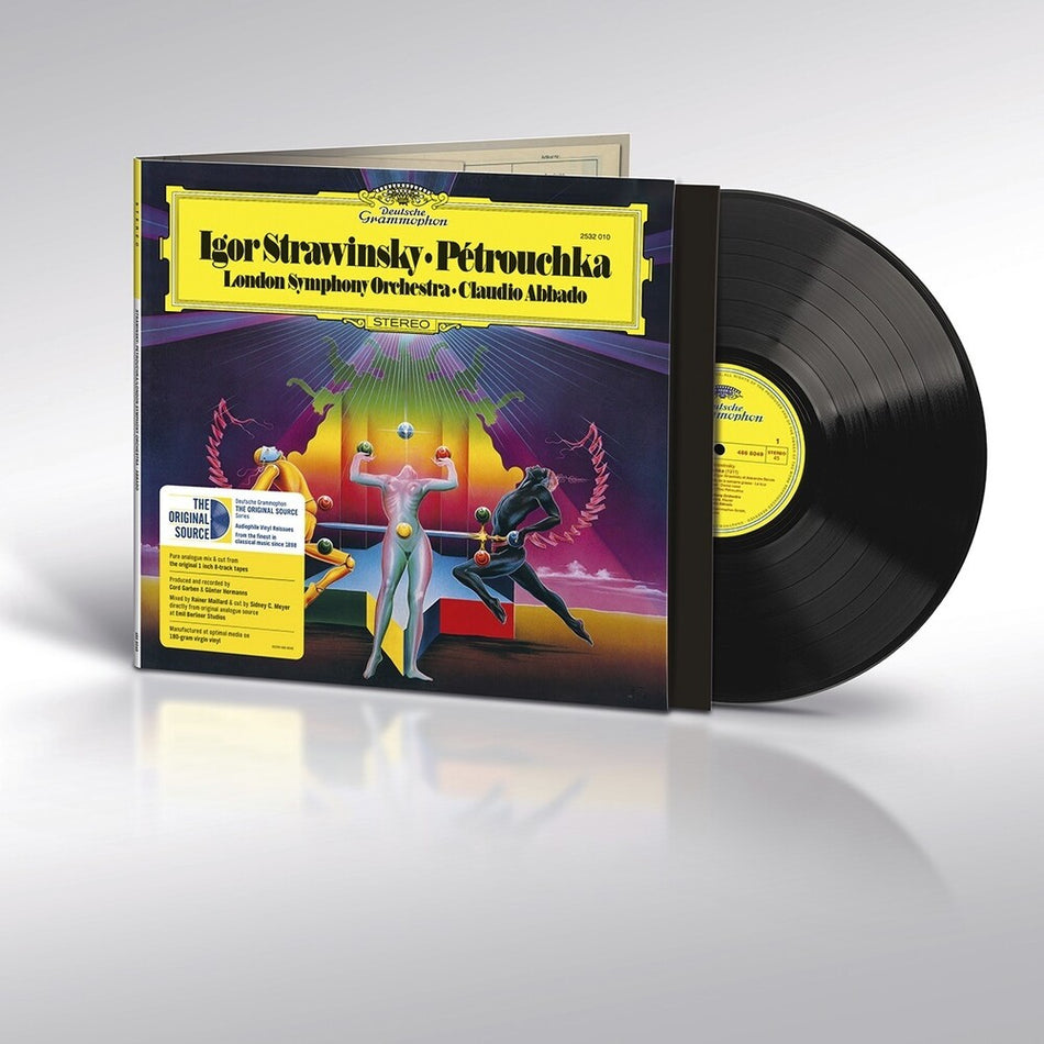 the album cover for Stravinsky / Claudio Abbado  / London Symphony Orch - Stravinsky: Petrushka (Blk) (Uk)