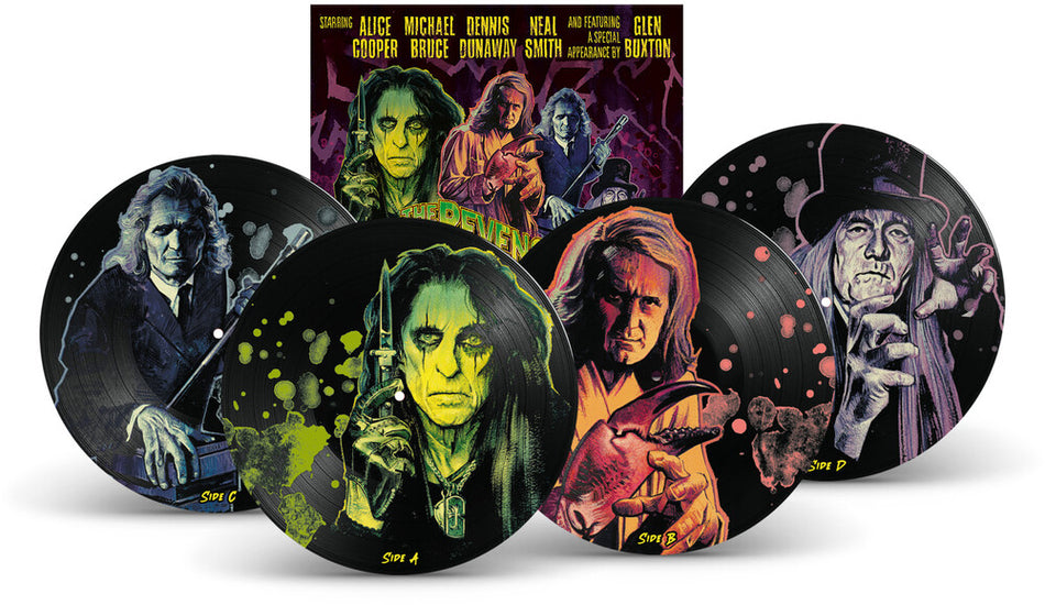 the album cover for Alice Cooper - The Revenge Of Alice Cooper - Limited Picture Disc [RSD 2026]