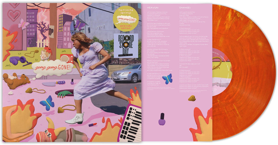 the album cover for hemlocke springs - going…going…GONE! [RSD 2026]