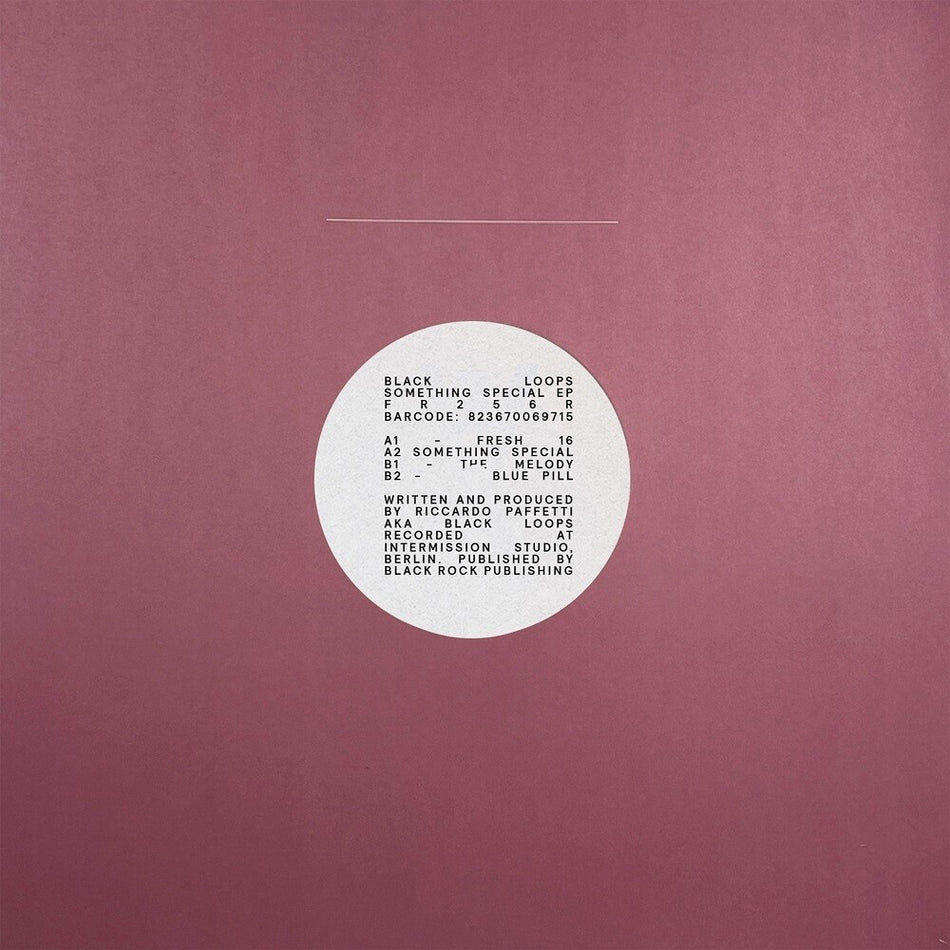 the album cover for Black Loops - Something Special (Bonus Track)