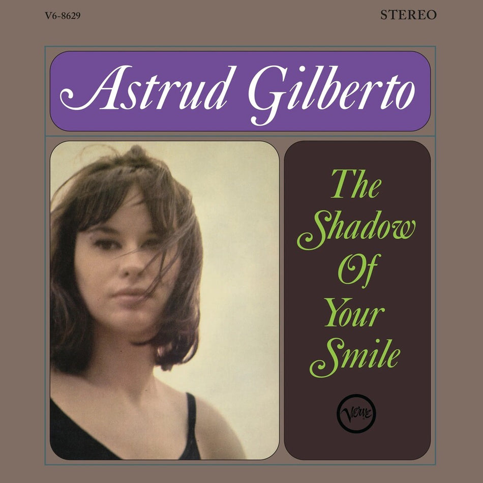 the album cover for Astrud Gilberto - Shadow Of Your Smile [Acoustic Sounds Vinyl Series] [180 Gram LP]