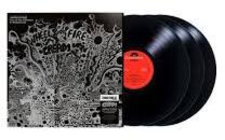 the album cover for Cream - Wheels Of Fire: Live At The Fillmore Auditorium & Winterland Ballroom [RSD 2026]