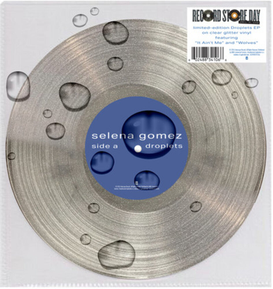 the album cover for Selena Gomez - Droplets [RSD 2026]