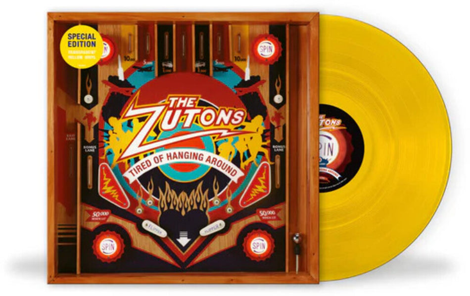 the album cover for Zutons - Tired Of Hanging Around (Uk)