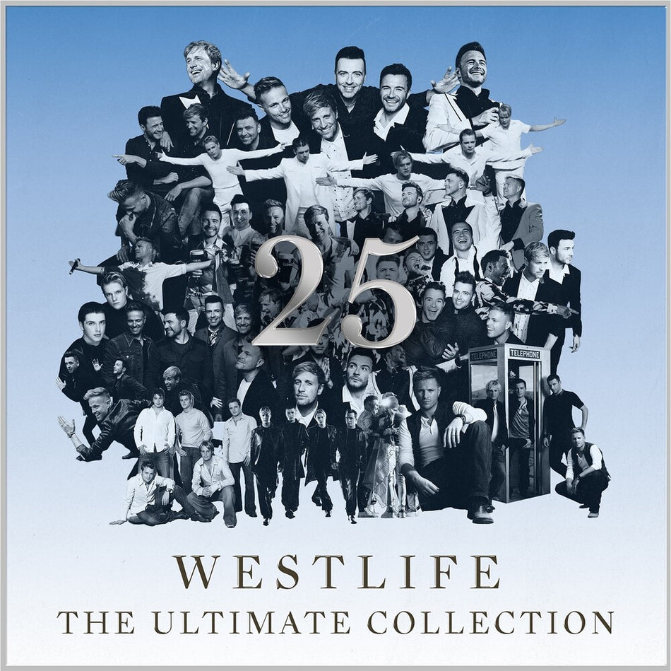 the album cover for Westlife - 25 - The Ultimate Collection