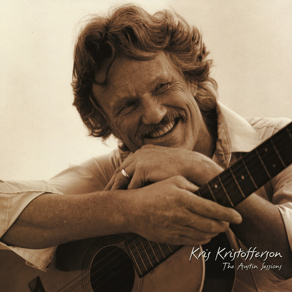 the album cover for Kris Kristofferson - Austin Sessions (25th Anniversary Edition) [Gold]