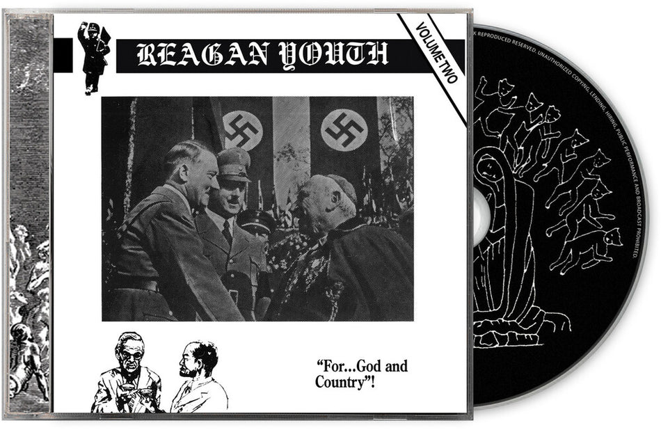 the album cover for Reagan Youth - Volume Two