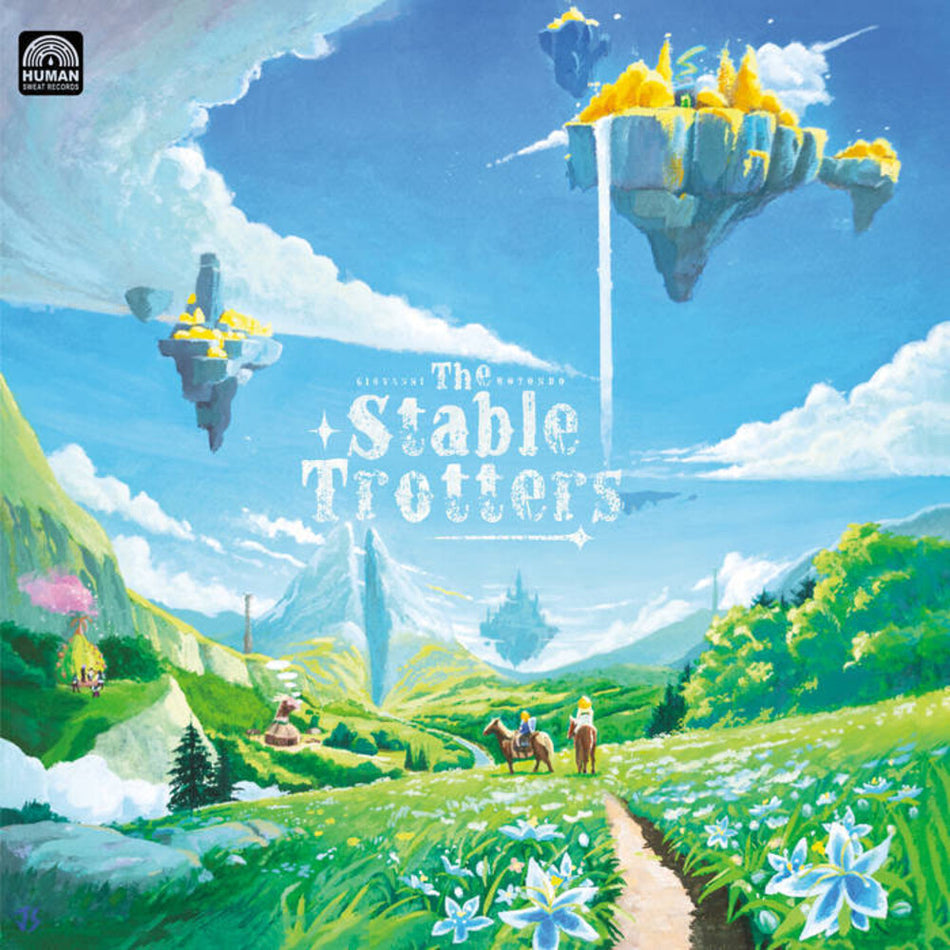 the album cover for Giovanni Rotondo  (Blue) (Colv) - Stable Trotters - O.S.T. (Blue) [Colored Vinyl]