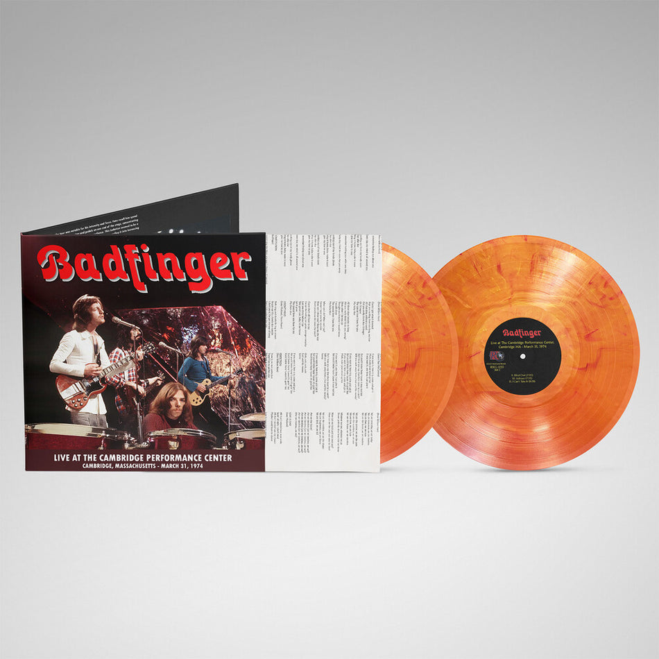 the album cover for Badfinger - Live At The Performance Center - Cambridge, Ma