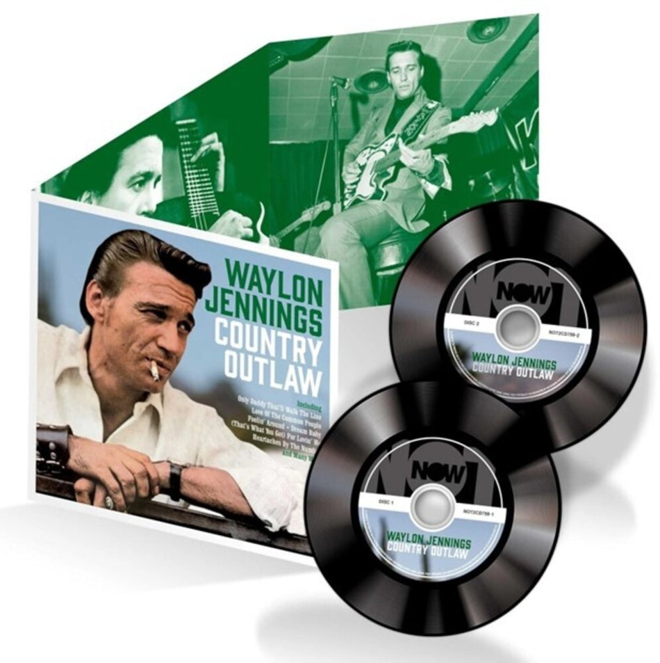 the album cover for Waylon Jennings - Country Outlaw (Uk)