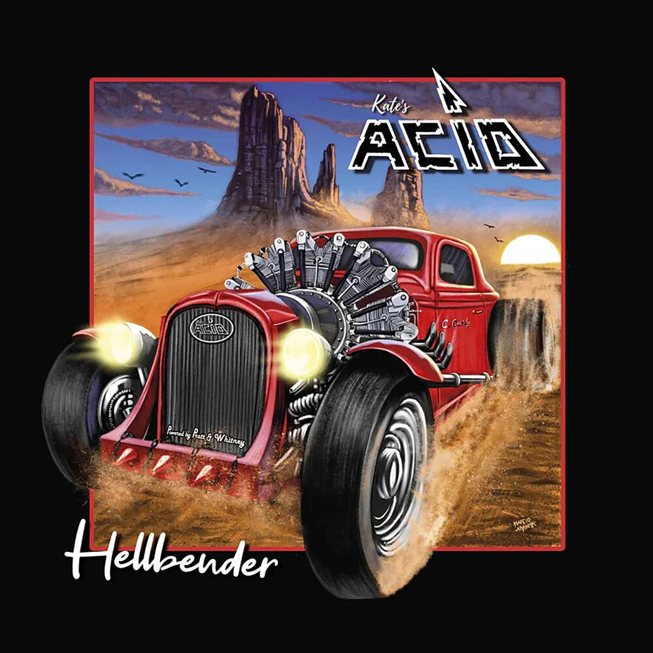 the album cover for Kate's Acid - Hellbender - Neon Orange [Colored Vinyl] (Org)