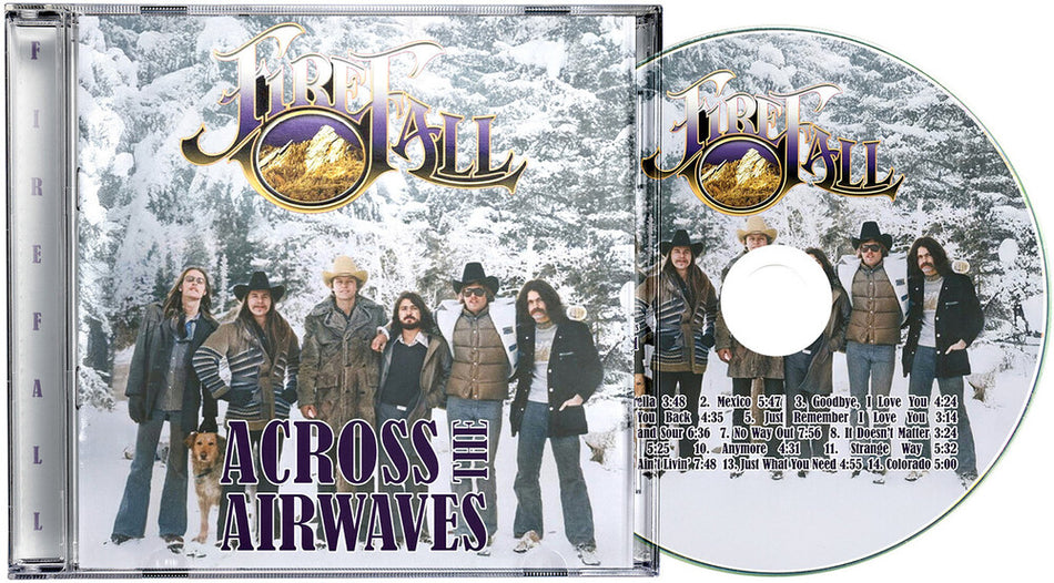 the album cover for Firefall - Across The Airwaves