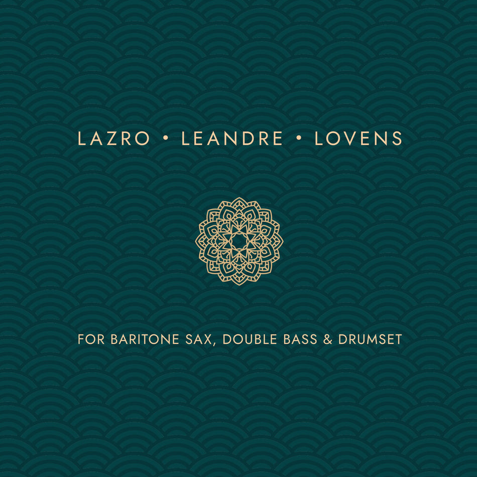 the album cover for Daunik Lazro - For Baritone Sax Double Bass And Drumset