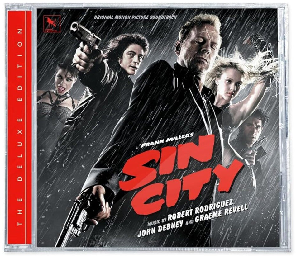 the album cover for Graeme Revell, John Debney & Robert Rodriguez - Sin City - Original Motion Picture Soundtrack [Deluxe]