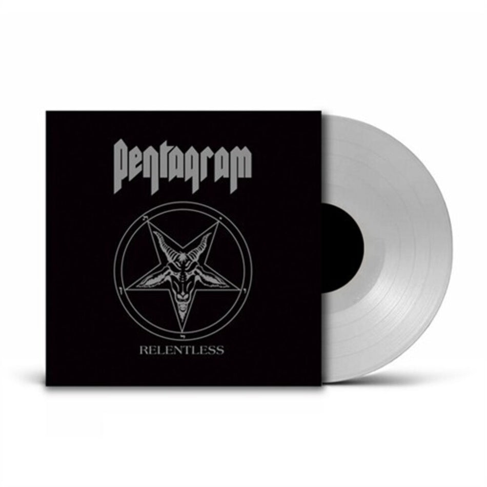 the album cover for Pentagram - Relentless - UK Exclusive Clear Vinyl