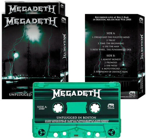 MEGADETH- UNPLUGGED IN BOSTON (COLORED CASS)