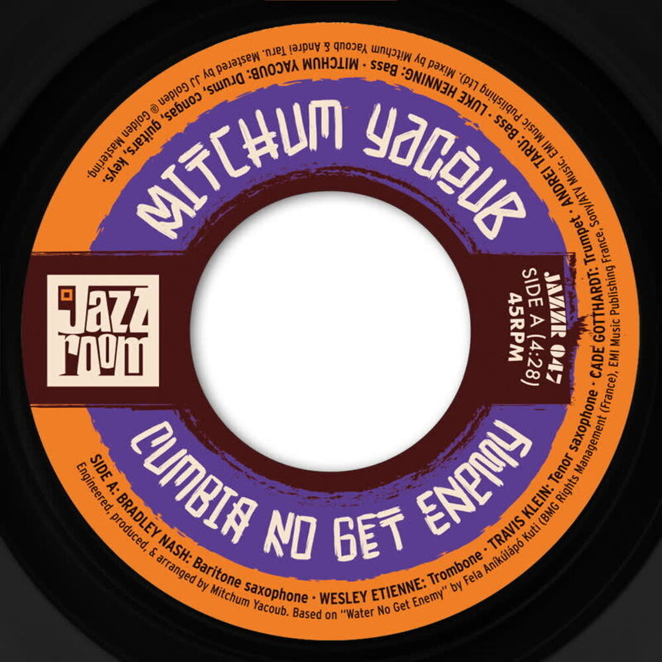 the album cover for Mitchum Yacoub - Cumbia No Get Enemy
