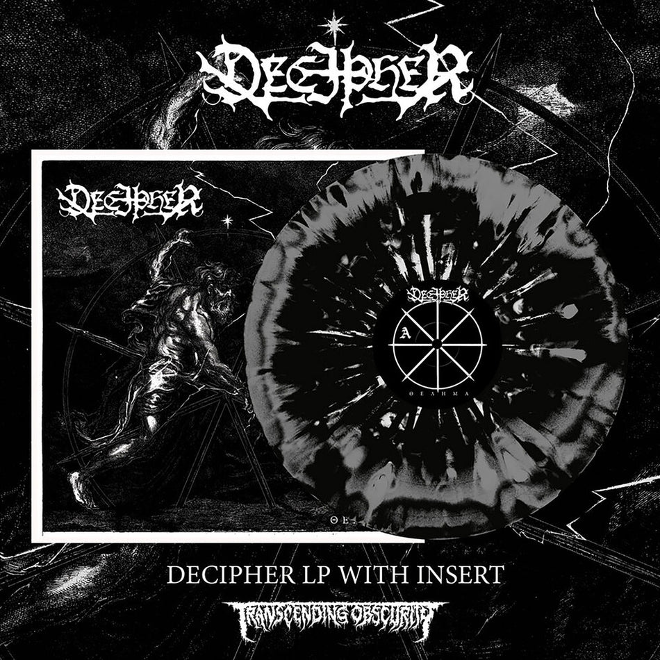 the album cover for Decipher - Thelema